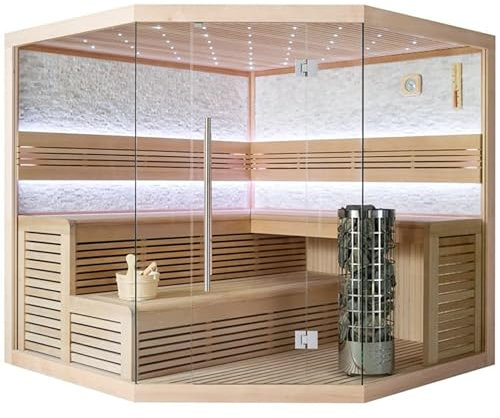 AWT AQART WATER TECHNOLOGY Sauna E1101A Hemlock/220x220/9kW Cilindro
