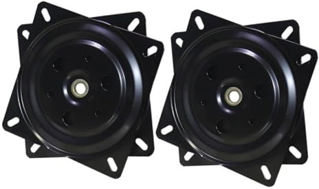 Veemoon 2 Stück Drehteller Sockel Drehbare Drehplatte Stuhl Drehsockel Mit Lagern Drehmechanismus Für Barhocker Drehmechanismus Für Liegestuhl Möbel Drehmechanismus Sitzdrehgelenk