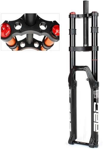 KLYso Forcella Anteriore For Mountain Bike DH Con Sospensione For Bicicletta MTB, Corsa 150 Mm, Lega Di Magnesio, Doppia Spalla Da 32 Mm(26 inch)