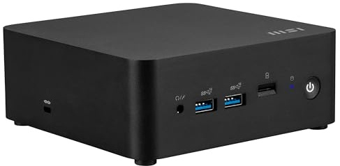 MSI Cubi NUC Desktop, Intel Core 3-100U, 8GB Memory, 500GB SSD, WiFi 6E, Win 11 Home, 1 Year Warranty (1MG-011US)