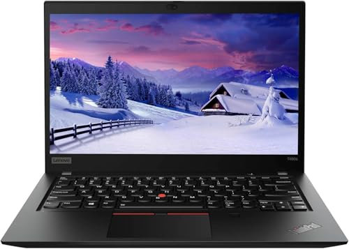 Lenovo ThinkPad T490s Business Laptop, 14 FHD (1920 x 1080), Intel Core i5-8365U 1,6 GHz, 16 GB RAM, SSD 512 GB, Windows 10 Pro 64 bit, tastiera americana (ricondizionato)