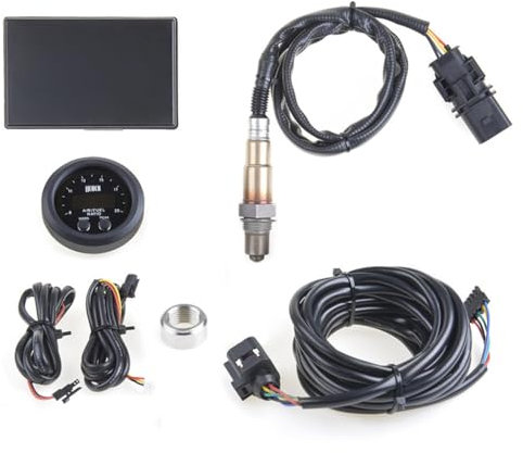 Faeymth Messkit für das Luft-Kraftstoff-Verhältnis, LSUs 4.9-Sensor, 2-1/16 52 mm Breitband-UEGO-Digital-AFR-Sauerstoffsensor 06J90626