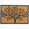 Rugs & More Premium Coir Doormats Outdoor - Robust Coconut Fibre Door Mat for Front or Back Entrance - Multiple Styles for Welcoming Home Decor (60 x 90 cm - Tree of Life Border)