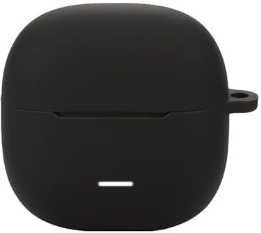 Hülle kompatibel mit Redmi Buds 6 Lite In-Ear Kopfhörer Stoßfeste Schutzhülle - Silikon Schutzhülle Etui Case Cover Schoner Earphone Protector (1 Schwarz,1:1)