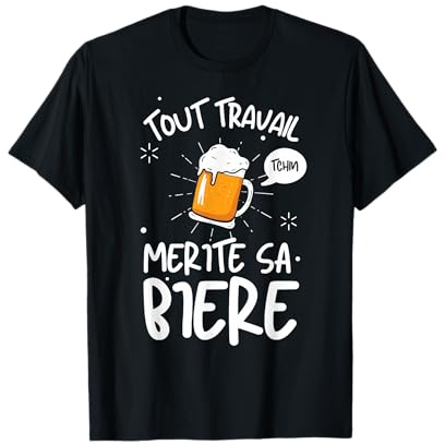 Noel Tshirt Humoristique Bière Homme Rigolo Biere Pression T-Shirt