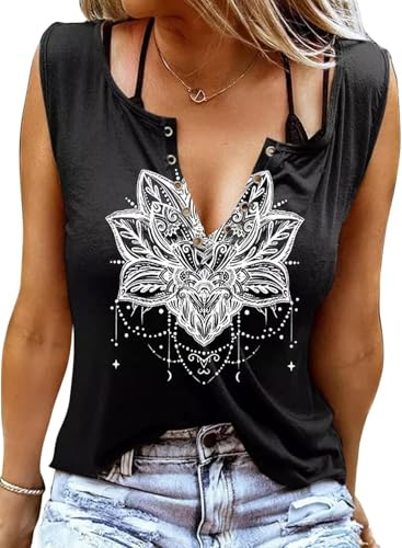 Smooth As Tennessee Tank Top Sweet As Strawberry Shirt Ring Hole Sleeveless Sexy V Neck Womens Retro Country Music Tops
