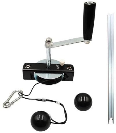 Fenteer Chainsaw Mill Winch Kit with Lever Arm Auxiliary Tool Save Effort Equipment Winch System The Manual Winch for Wood Projects