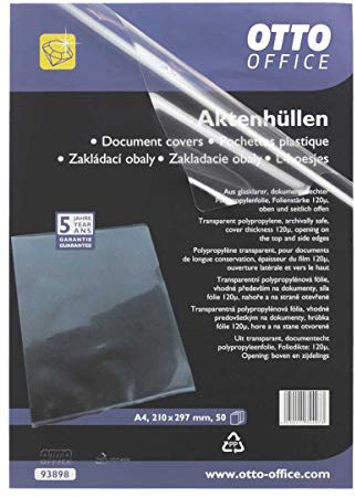 Otto Office Sichthüllen Klarsichthüllen Prospekthüllen Hüllen 100-Stk 93898