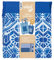 Nähzeit Nähset Wendetasche Blau/Weiß