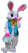 MatGui Osterhase Hasen Hasen Maskottchen Kostüm Erwachsene Größe Fasching Halloween Braun