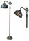 GDLight TUFFANY Style Tulip STOCKLE Lampe Pastoral Blum Buntglas stehende Lampe stehende Leselichter für Wohnzimmer Schlafzimmer Cafe Bar, 63 Zoll groß