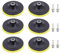 Yuhtech 6 Pcs 5 Zoll 125mm Schleifteller mit M14 Gewinde Bohreradapter für Bohrmaschine, Winkelschleifer
