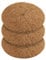NUGATI Kokos-Mulchscheibe Kübelabdeckung Winterschutz für Topfpflanzen/Pflanzenschutzmatte/Unkrautschutzmatte, Kokosdisk (50cm - 3 Stück)