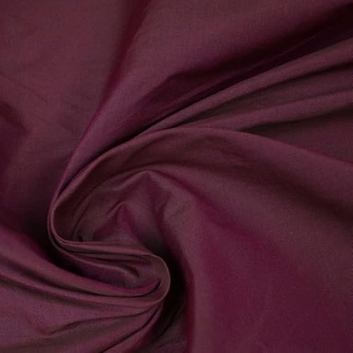 Zweifarbige Schrotflinte aus Kunstseide, matt, Taft, Kleiderstoff, alle Farben (1 Meter, Magenta Shot Brown 3211)