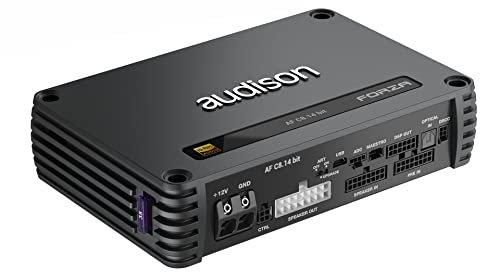 Audison AF C8.14 bit – Amplificatore auto 8 canali 100W RMS @ 2 Ohm con DSP integrato a 14 canali per configurazioni audio avanzate