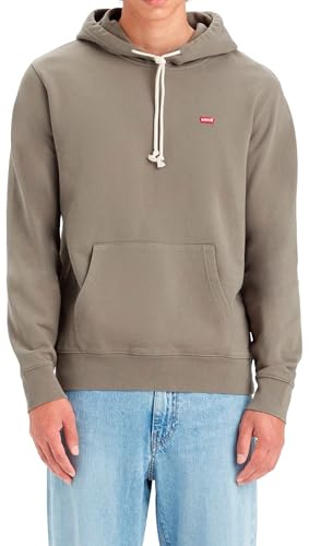 Levi's Men's Original Sweatshirt Hoodie, Smokey Olive, XS