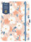 Busy B - Busy Life Terminkalender von Januar bis Dezember 2024 - Pink Blumen - A5 Wochenplaner mit doppeltem Terminplaner, Stifthalter und Steckfächern