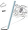 Galaxy Tab S6 Stylus Pen Ersatz ohneBluetooth für Samsung Galaxy Tab S6 SM-T860 T860 T865 T867 Stylus Touch S Pen (Cloud Blue)