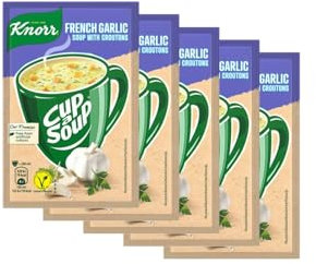 Knorr Cup a Soup Instant French Garlic Cream Soup With Croutons 18 g, Pack of 5
