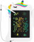 Genialba 8.8 inch Unicorn LCD Drawing Tablet Colorful Screen Writing Board Toddler Toys Learning Educational Toys Gifts for Birthday Christmas Toys Gifts for 2 3 4 5 6 Year Old Boys Girls(White)