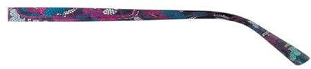 ChangeMe! Brille 1 Paar Wechselbügel 9141-2 - Vollrand, Kunststoff, pink, blau, dunkelgrau mit Glitzer, Unisex-Erwachsene, Modebewusste Brillenträger