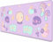 Kawaii Goth Purple Desk Mat, Cute Pink Witch Mystic Mouse Pad, Girls Gamer Desk Pad, XXL Extra Large Gaming Mat, 600x300x3mm