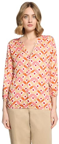Cartoon Damen Casual-Bluse mit Muster
