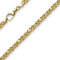 4mm Kette Halskette Königskette aus 750 Gold Gelbgold 55cm Herren Goldkette