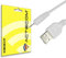 actecom® Cable usb Cargador para Tablet android mp3 2.5mm 5v 2A 1m alimentación DC Carga usb Tablet Cable alimentación USB DC Apto para tablet y mp3 (Blanco)