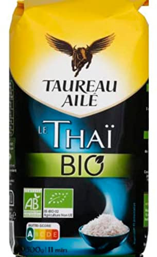 Taureau Ailé Riz Le Thai, bio - Le paquet de 500g