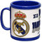REAL MADRID CF - Taza Rubber 3D, de Plástico, Multicolor, Producto Oficial (CyP Brands)