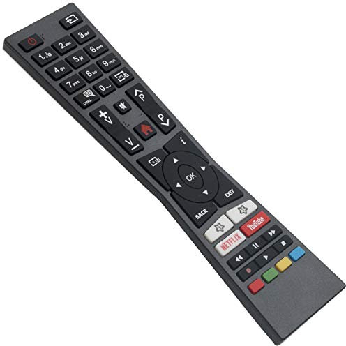 ALLIMITY RM-C3331 Mando a Distancia reemplazado por JVC Smart 4K LED TV with Youtube Netflix Buttons LT-32VF52M LT-32VFQ52I LT-32VH52M LT-40VF52M LT-43V55LU LT-43VU63M LT-49V55LFA
