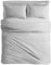 MAXIME MAISON - Bettlaken Set Baumwolle (4 Teilige, Grau) für Allergiker geeignet, 1 Spannbettlaken 180x200cm, 1 Bettlaken 240x285cm und 2 Kissenbezüge 52x82cm (BETTBEZUG Nicht ENTHALTEN)