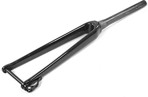 Fourche avant, fourche uspension, barre d'arbre ultra légère 700 C 3 K brillante, pour vélo de route, VTT, vélo fixe