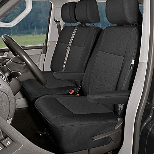 Sitzbezüge passgenau Tailor Made geeignet für Volkswagen T6 Bj. ab 2015 (1+2) ideal angepasst - 3 Sitzer