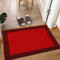 PHP Non Slip Door Mat Super Absorbent Heavy Duty | 40 x 60 cm Machine Washable Doormats for Kitchen and Office Indoor Outdoor Anti Slip Floor Mat - Greeky Rug-Red & Black, 40x60cm - Small Doormat