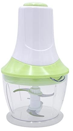 Livington MagiCut - Hachoir compact 6 en 1-6 pièces - Capacité de 1000 ml - Coupe, mélange, hache, frotte et remue - 300 W - Blanc
