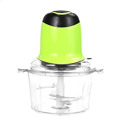 Hachoir électrique Capacité 3L Hachoir à viande Hachoir à aliments Cuisine en acier inoxydable Broyeur électrique Broyeur Facile à ranger (Couleur : Vert Taille : 3L) (Couleur : Vert, Taille : 3L