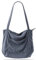 Funtlend Damen Cord Umhängetasche Groß - Shopper Schultertasche Crossbody Kord Mit Elastizität für Arbeit, Büro, Einkaufen, Schule - 40 * 40 * 23cm