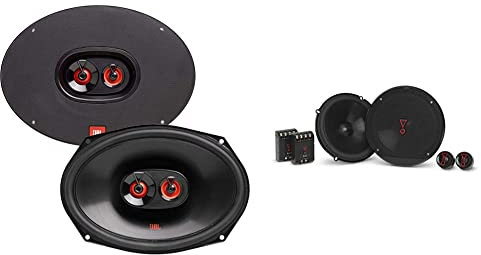JBL Club 9632 - Ensemble d'enceinte Voiture à 3 Voies de Harman Kardon - Système de 255 Watt Haut Parleur Voiture ovales 15.2 x 23 cm & Stage3 607C Système de Haut-Parleur Voiture à 2 Voies