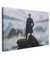 MuchoWow© Bild auf Leinwand Groß 120x80 cm XXL Schlafzimmer Bilder Wand Deko Wohnzimmer Modern Wanddeko Bilderwand Geschenk Alte Meister - Kunstdruck - Friedrich - Der Wanderer über dem Nebelmeer