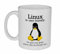 TYCLTY Lustige Linux-Kaffee- oder Teetasse, -Linux Is User Friendly, Geek-Tasse, Bürobecher, 325 ml, waYanl-565, BZ305