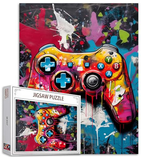 Tucocoo 1000 Teile Puzzle für Erwachsene, Banksy Art, 1000 Teile für Familienaktivitätsspiel, buntes DIY Puzzle, Dekoration