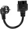MotorMinds Schuko Tesla Adapter, Anschluss von TSL Fahrzeugen an Standard Schuko Steckdosen mit TSL Gen II UMC Mobiles Ladegerät, Kompatibel mit Tesla S/3/X/Y Modellen, 13Amp, 30CM Lang