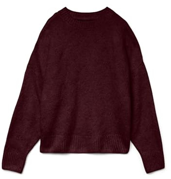 VERO Moda Damen Vmboom Ls O-Neck Pullover Ga Noos Vmboom Ls O-Neck Pullover Ga Noos (1er Pack)