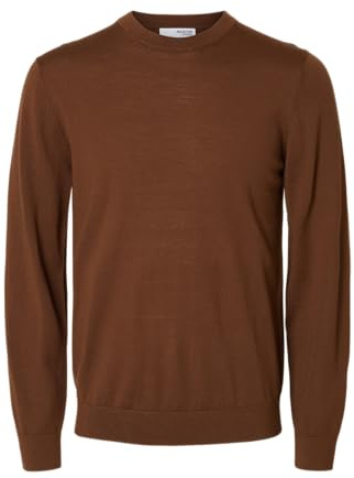 Selected Femme Herren Slhtray Ls Knit Merino Crew Neck Noos Slhtray Ls Knit Merino Crew Neck Noos (1er Pack)