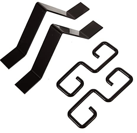 INOOMP 2 Satz Regenkettenhaken rostfrei modern Fallrohr-Regenkettenadapter Regenketten-Montagehaken Regenketten für Dachrinnen Regenwasserempfängerkette Dachrinnenhalterung Eisen