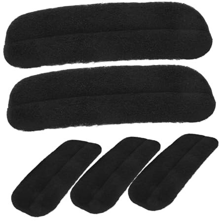 OUNONA 5pcs Ceiling Fan Air Purifier Pads Carbon Filter Pads Adhesive Backing Fan Filters for Ceiling Blades