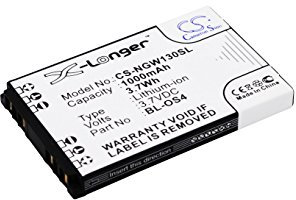 TCTK Batterie 1000mAh Kompatibel mit [NGM] Boris, Clio, Dandy, Joy, Maxx, Oscar, Oscar Flip, V2, Play, PM1111, Premier, Roger, Storm, Swat, Victor, W13-NM8819 Ersetzt BL-OS4
