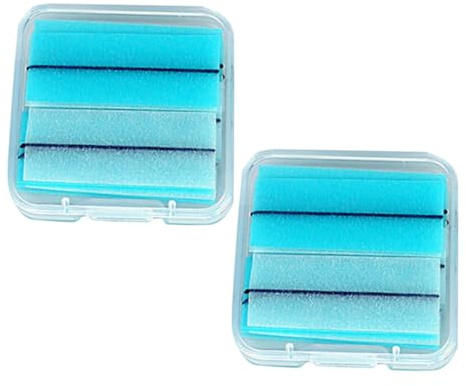 Vaguelly 2 Boxen Selbstklebende Wimpernstreifen Boxen Lash Glue Replacement für Eyeliner Ersatz Einfache Anwendung Hautfreundlich Komfortabel Wiederverwendbar Tägliche Nutzung